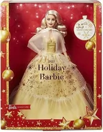 Lalki dla dziewczynek - "Lalka Świąteczna Barbie Signature Hjx08 - Prezent Sezonowy!" - miniaturka - grafika 1