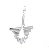 Zawieszki - Wisiorek - Mały Koliber z Nazca biały - miniaturka - grafika 1