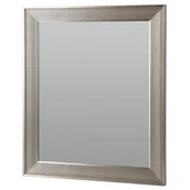 Lustra - H&S Decoration Lustro srebrne w ozdobnej ramie 50x60 cm - miniaturka - grafika 1