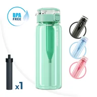 Butelki filtrujące - Wessper Activemax Clarti Butelka Filtrująca Wodę 680Ml Miętowa - miniaturka - grafika 1