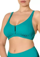 Stroje kąpielowe - goldenpoint Bikini damski kostium kąpielowy, biustonosz modelujący z akcesoriami, niebieski, 95B - miniaturka - grafika 1