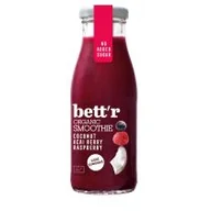 Soki i napoje niegazowane - Smart Organic Smoothie tłoczone na zimno z maliną, jagodą acai i kokosem 250 ml Bio - miniaturka - grafika 1