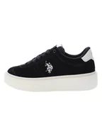 Trampki damskie - U.S. Polo Assn. Sneakersy w kolorze czarnym - miniaturka - grafika 1