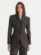 Marynarki i żakiety damskie - Marella Marynarka Essenza 2523046052 Szary Slim Fit - miniaturka - grafika 1