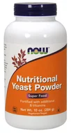 Suplementy naturalne - NOW Foods - Drożdże Odżywcze, Proszek, 284g - miniaturka - grafika 1