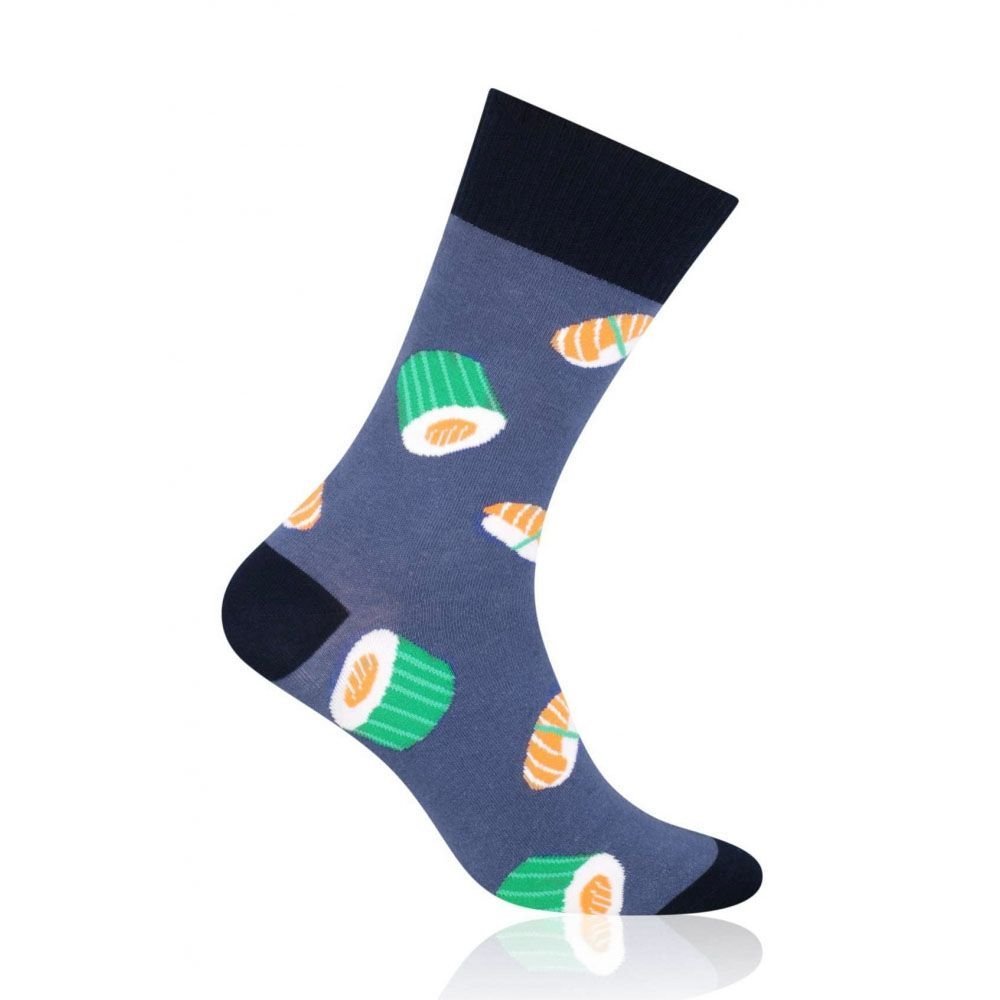 Jeansowe skarpety męskie - sushi SK33 39-42