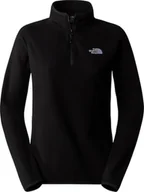 Bluzy damskie - THE NORTH FACE Damska bluza 100 Glacier 1/4 Zip Bluza, TNF Black/Npf, XS - miniaturka - grafika 1
