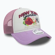 Czapki damskie - Czapka z daszkiem New Era Fruit Graphics Trucker New York Yankees dark pink WYSYŁKA W 24H 30 DNI NA ZWROT - miniaturka - grafika 1