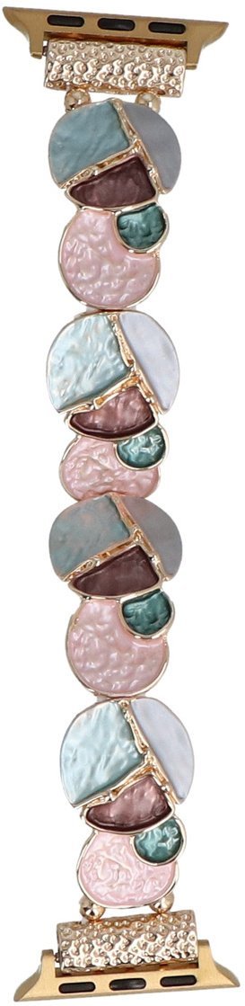 GlacierX bransoleta do smartwatcha Gleam Vintage Stretch Bracelet Mystic Mauve do Apple Watch 38/40/41mm Malwowa