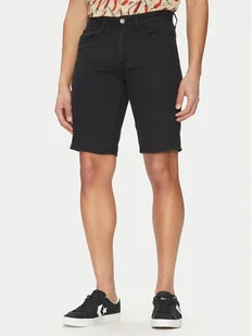 Blend Szorty jeansowe 20718128 Czarny Regular Fit - Spodenki męskie - miniaturka - grafika 1
