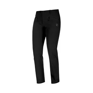 Spodnie damskie - Mammut Damskie spodnie softshell Macun czarny czarny EU 38 kurz 1021-00220 - grafika 1