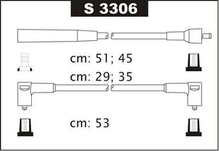 Przewody Zaplonowe S3306 - Kable wysokiego napięcia - miniaturka - grafika 1