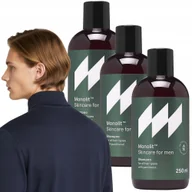 Szampony do włosów - Zestaw Trzypak Szampon do włosów męski z pantenolem Monolit 250 ml 3 sztuki - miniaturka - grafika 1