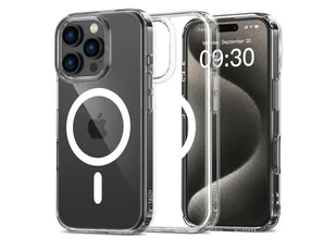 Tech-Protect Flexair Hybrid Magsafe do iPhone 16 Pro Clear - Etui i futerały do telefonów - miniaturka - grafika 2