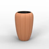 Donice - Donica GAJA 40 średnia terakota Lamela - miniaturka - grafika 1