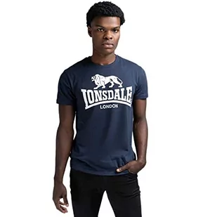 Lonsdale T-shirt męski Loscoe, biały, 3XL - Koszulki męskie - miniaturka - grafika 1