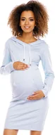 Sukienki ciążowe - PeeKaBoo Sukienka ciążowa damska Bhremsa Blue Light XXL - miniaturka - grafika 1