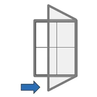 Gabloty - B2B Partner Zewnętrzna gablota jednodrzwiowa, 550 x 700 mm H 40 4 700x550 - miniaturka - grafika 1
