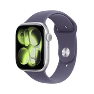 Smartwatch - Apple Watch 11 GPS 46mm koperta z aluminium srebrny pasek sportowy M/L Fioletowy - miniaturka - grafika 1
