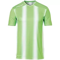 Koszulki męskie - Uhlsport STRIPE 2.0 koszulka męska z krótkim rękawem, fluorescencyjna zielona/biała, XXXL 100220506 - miniaturka - grafika 1