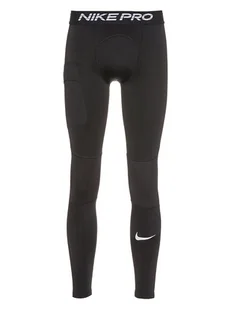 Nike Legginsy sportowe w kolorze czarnym - Spodnie sportowe męskie - miniaturka - grafika 1