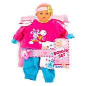 Domki dla lalek - Kolorowy Zestaw Ubranie Dla Lalki Bobas Śpioszki - miniaturka - grafika 1