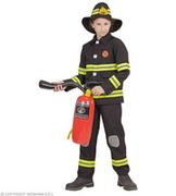 Stroje karnawałowe - Widmann Widmann 96797 kostium dziecięcy strażak pożarny, chłopcy, czarny 96797 - miniaturka - grafika 1
