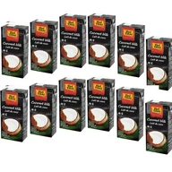 Soki i napoje niegazowane - Mleczko Kokosowe UHT 12 x 1 L 85% ekst. - Real Thai - miniaturka - grafika 1
