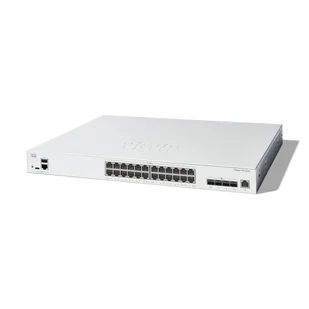Przełącznik Cisco Catalyst 1300-24XT — inteligentny — połączenie 24 x 10 Gigabit Ethernet + 4 x 10 Gigabit SFP+/RJ-45 - Pozostałe akcesoria sieciowe - miniaturka - grafika 1