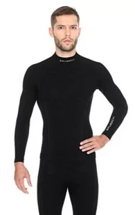 Brubeck, Koszulka termoaktywna męska z długim rękawem, Extreme Wool, czarny, rozmiar XL - Bielizna sportowa męska - miniaturka - grafika 1