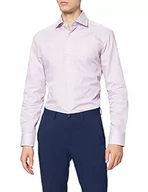 Koszule męskie - Hackett London Męska koszula diagonalna Two Col Str, 8 lat/biały/czerwony, 180 - miniaturka - grafika 1