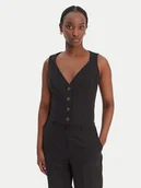 Kamizelki damskie - Guess Kamizelka W6RH52 WH9Y2 Czarny Regular Fit - miniaturka - grafika 1