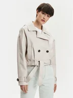 Kurtki damskie - ONLY Kurtka z imitacji skóry Vera 15308584 Szary Regular Fit - miniaturka - grafika 1