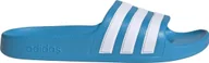 Buty dla dziewczynek - Adidas Klapki adilette Aqua K FY8071 niebieskie r. 37 - miniaturka - grafika 1