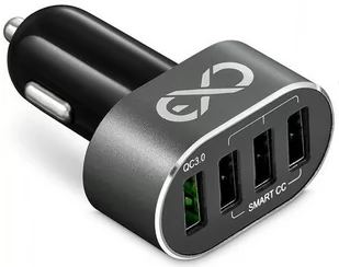 eXc szybka ładowarka samochodowa-4xUSB,6.4A,QC3.0 - Ładowarki samochodowe - miniaturka - grafika 1
