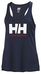 Helly Hansen Damska koszulka z logo niebieski niebieski morski M - Koszulki i topy damskie - miniaturka - grafika 1