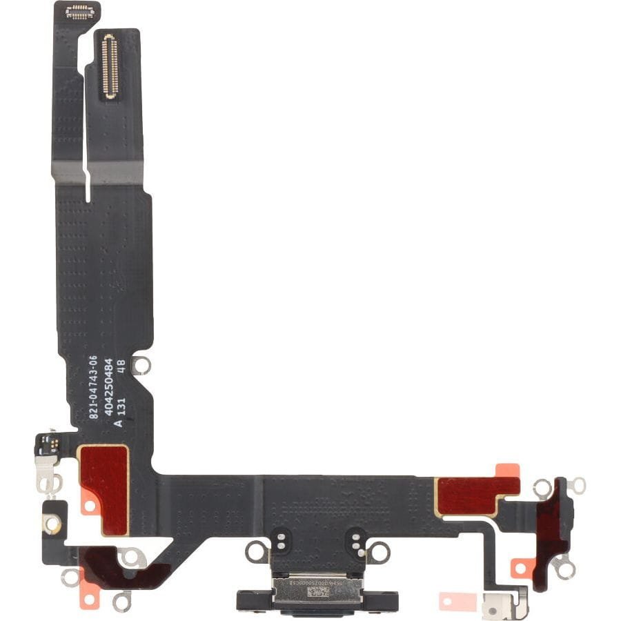 Taśma flex, gniazdo ładowania do iPhone 16, czarny, ORG