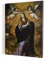 Ikony i obrazy sakralne - Obraz Matki Bożej Niepokalanej - obraz religijny na płótnie - miniaturka - grafika 1