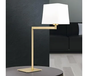 Orion LA 4-1209/1 - Lampa stołowa CARLTON 1xE27/40W/230V biały/złoty - Lampy stojące - miniaturka - grafika 1