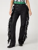 Spodnie damskie - Wrangler Jeansy Wastward W2H3G2100 112326028 Czarny Bootcut Fit - miniaturka - grafika 1