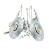 Gwoździe - Gwoździe papowe z podkładką 3x30 mm 1kg ok. 165szt. - miniaturka - grafika 1