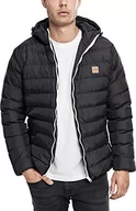 Kurtki męskie - Urban Classics Basic Bubble Jacket Kurtka Mężczyźni , czarny (Black/White/Black) , 4XL - miniaturka - grafika 1