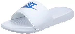 Nike męskie klapki victori, White Game Royal White, 38.5 EU - Klapki i japonki męskie - miniaturka - grafika 1