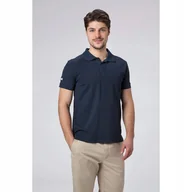 Koszulki męskie - Polo męskie Helly Hansen CREWLINE Polo - Navy M - miniaturka - grafika 1