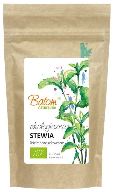Stewia Liście Suszone Mielone BIO 150g - Batom
