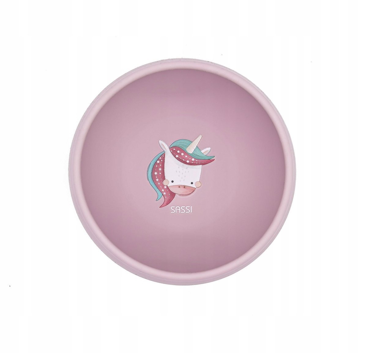 SASSI Miska silikonowa z przyssawką Jednorożec