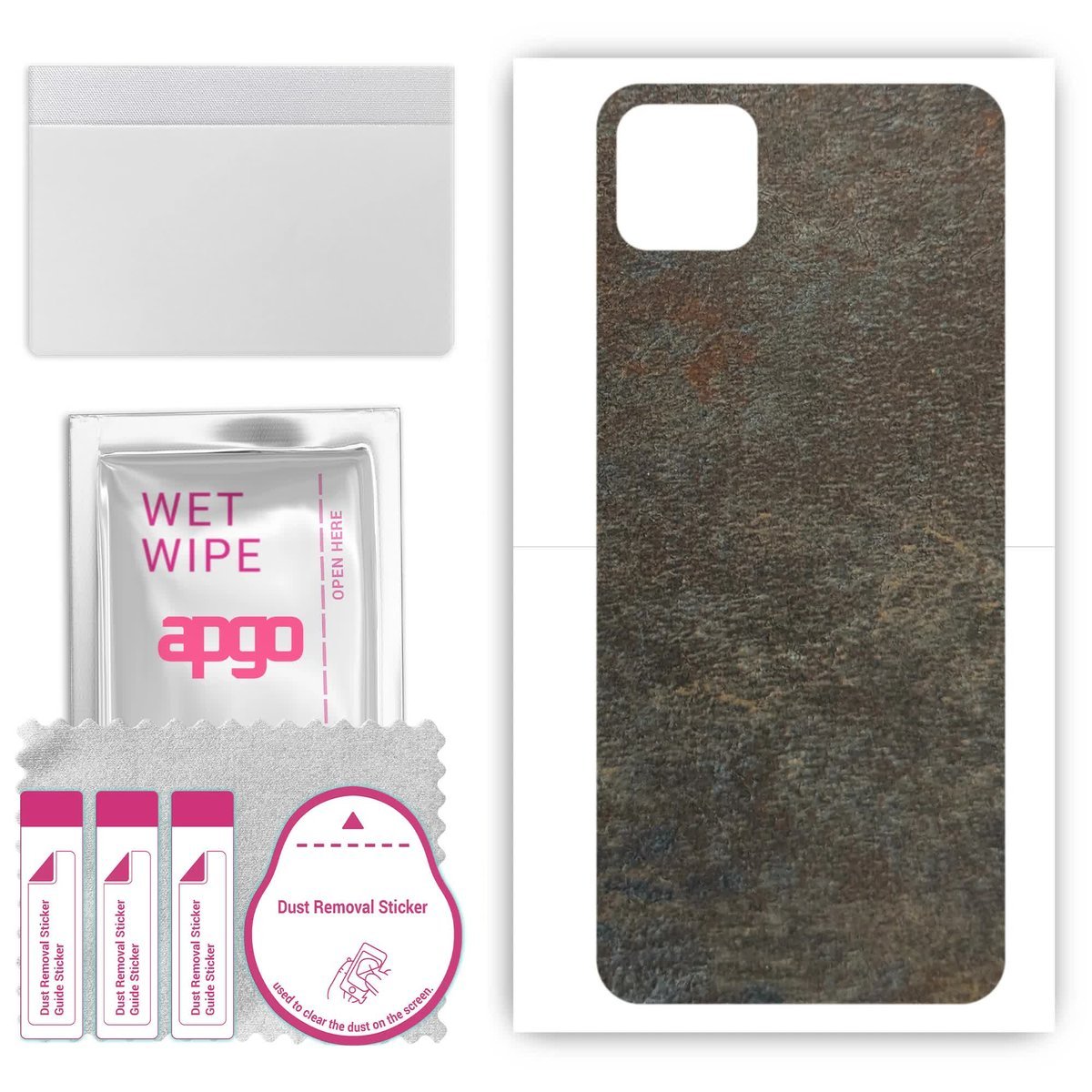 Folia naklejka skórka strukturalna na TYŁ do Huawei Nova Y60 - Kamień Księżycowy - apgo SKINS