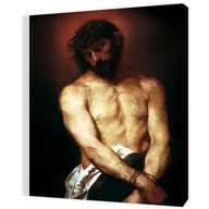 Ikony i obrazy sakralne - Obraz religijny na płótnie Jezus Chrystus Umęczony - miniaturka - grafika 1