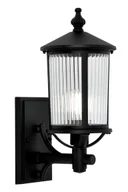 Lampy ogrodowe - Czarna lampa ścienna zewnętrzna elewacyjna - A449 B2-A76 - miniaturka - grafika 1