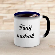 Kubki - Kubek magiczny CLASSIC z granatowym wnętrzem z Twoim nadrukiem - miniaturka - grafika 1